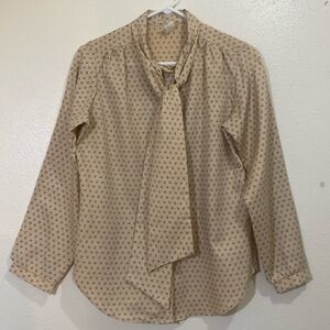 Vintage button down blouse. Long sleeved. Size 12